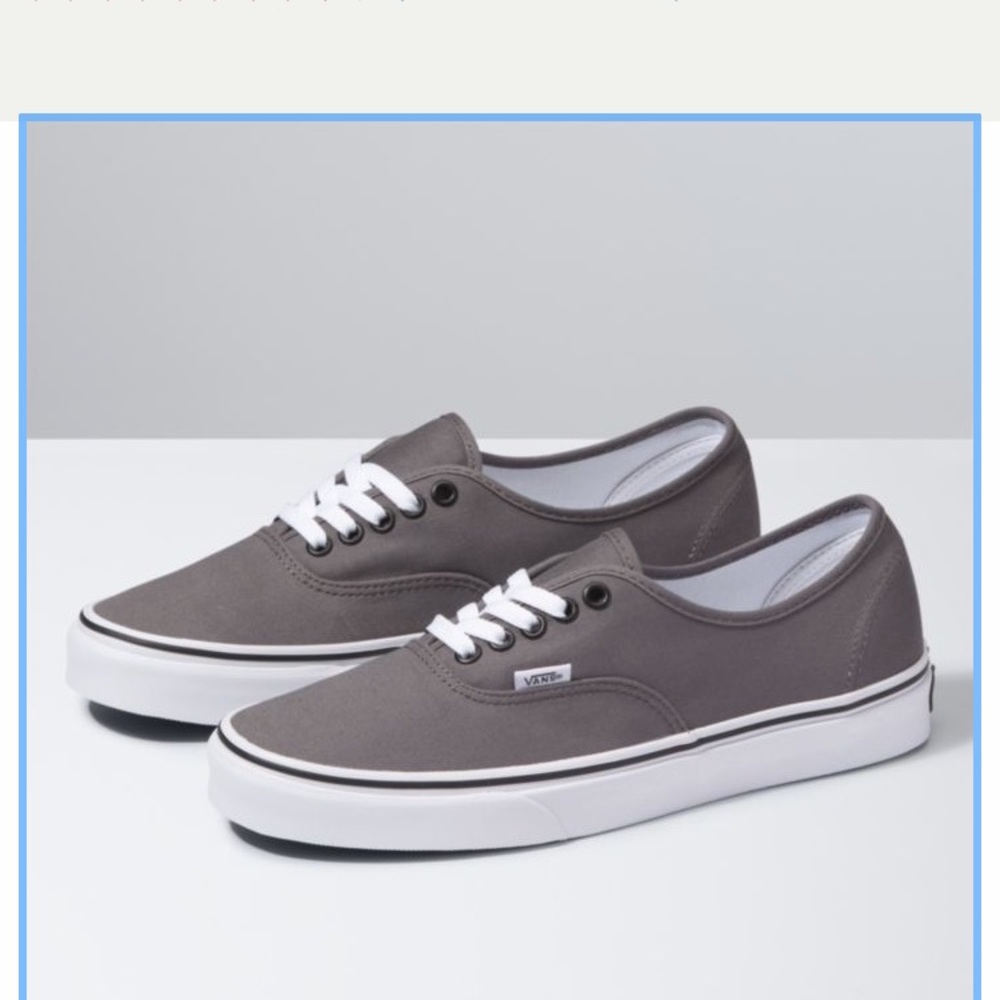 NIB Vans Authentic Pewter/Black